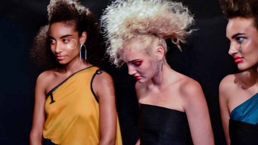 Chloe Baines In Tents upcycled fashion collection