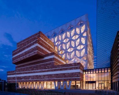 Naturalis Biodiversity Center in Leiden, the Netherlands, by Iris van Herpen and Neutelings Riedijk Architects