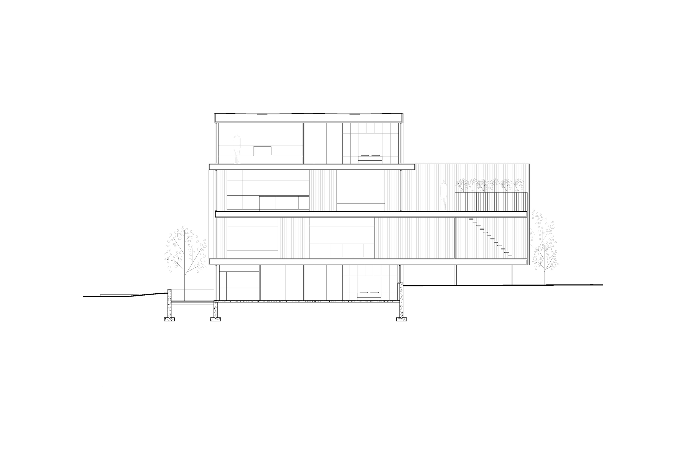 Les Voisines house by Atelier Pierre Thibault