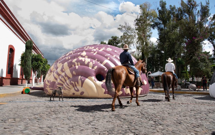 Inflatable Beans by Norberto Miranda