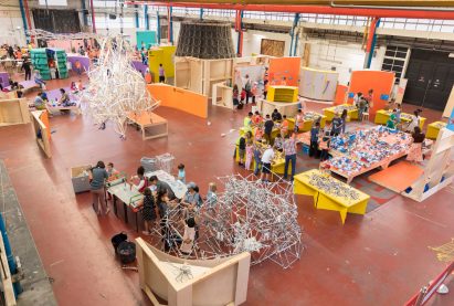Mega Maker Lab for the Institute of Imagination by Matt+Fiona