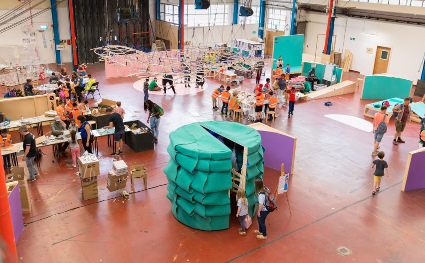 Mega Maker Lab for the Institute of Imagination by Matt+Fiona