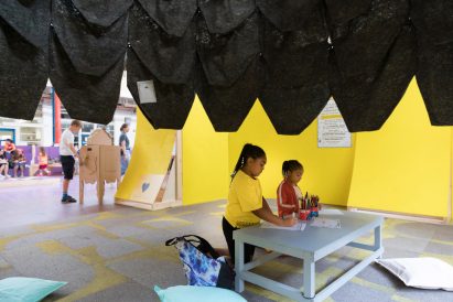 Mega Maker Lab for the Institute of Imagination by Matt+Fiona