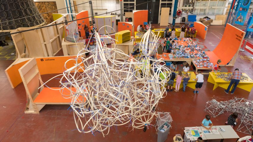 Mega Maker Lab for the Institute of Imagination by Matt+Fiona