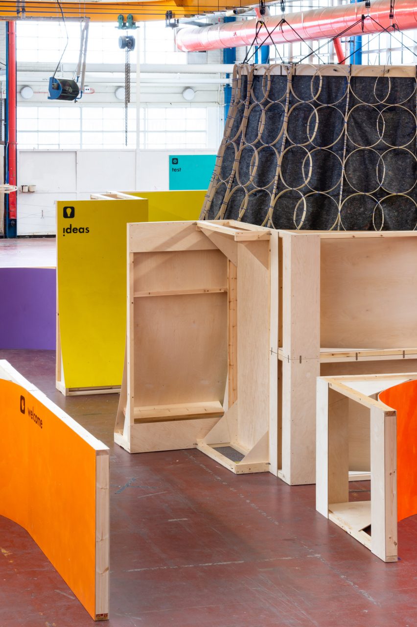 Mega Maker Lab for the Institute of Imagination by Matt+Fiona