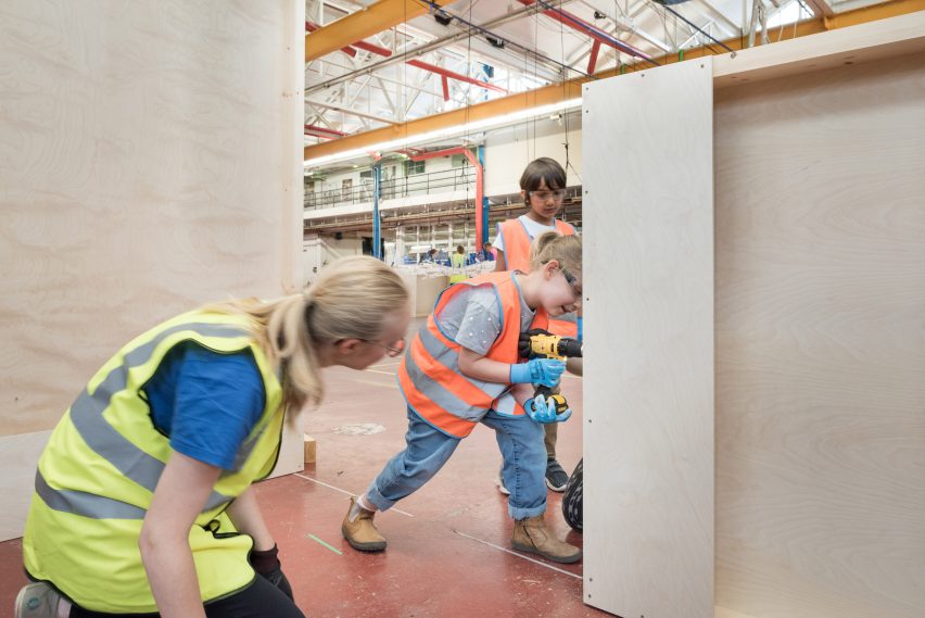 Mega Maker Lab for the Institute of Imagination by Matt+Fiona