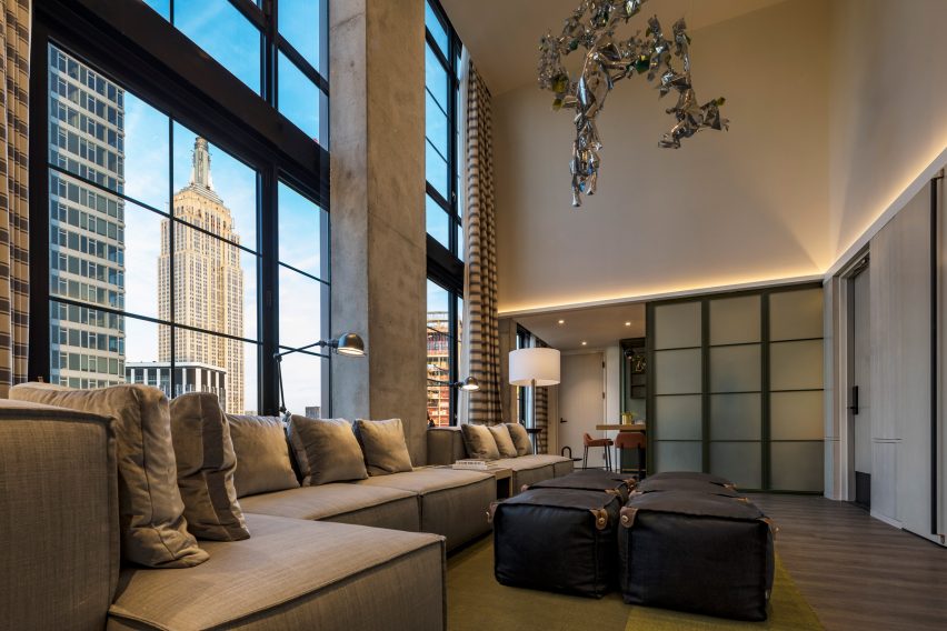 Moxy Chelsea Hotel by Rockwell Group and Yabu Pushelberg