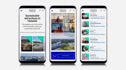 Think Sustainably digital service by the City of Helsinki