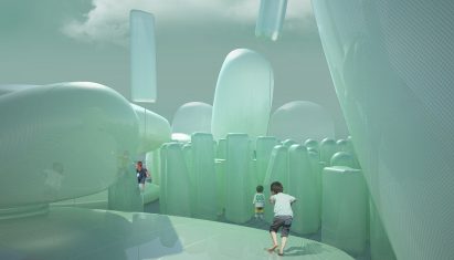 Inflatable Seoul garden by SKNYPL