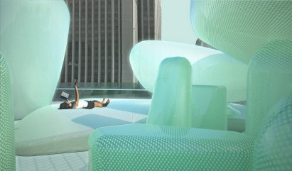 Inflatable Seoul garden by SKNYPL