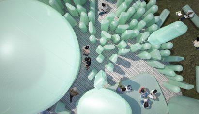 Inflatable Seoul garden by SKNYPL