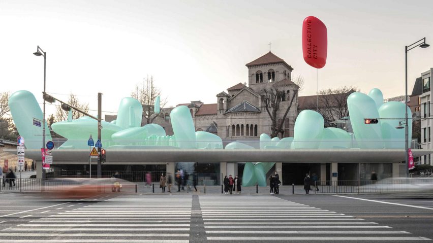 Inflatable Seoul garden by SKNYPL