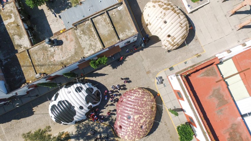 Inflatable Beans by Norberto Miranda