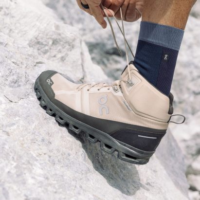 Cloudrock Waterproof hiking boots by Swiss running brand On