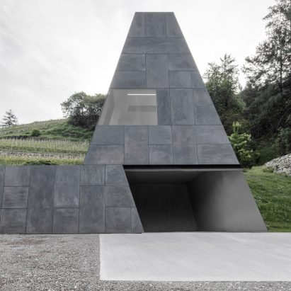 Pacherhof wine cellar by Bergmeisterwolf Architekten