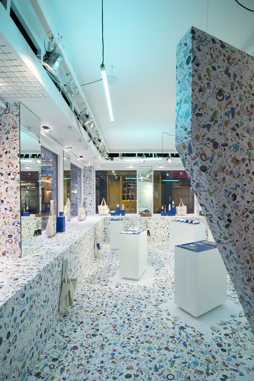 Pass on Plastic pop up store by Shed Design