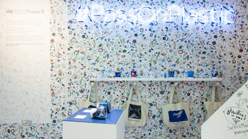 Pass on Plastic pop up store by Shed Design