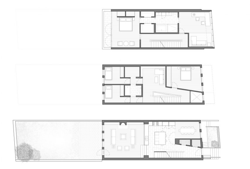 Prismatic Bay Townhouse by Peterson Rich Office