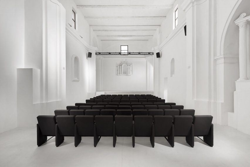 Renovation of Saint Rocco's Church into a theatre by Luigi Valente and Mauro di Bona