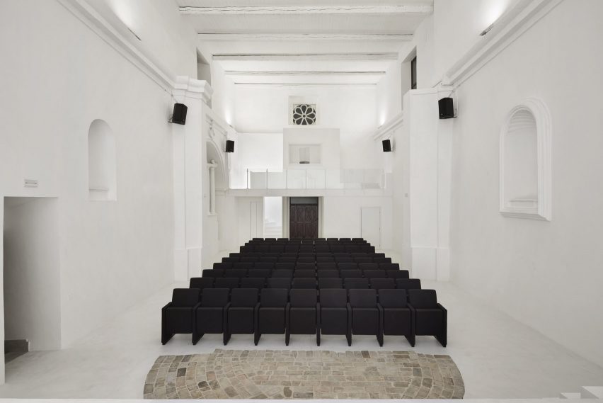 Renovation of Saint Rocco's Church into a theatre by Luigi Valente and Mauro di Bona