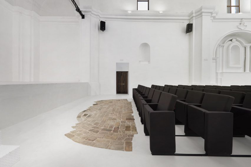 Renovation of Saint Rocco's Church into a theatre by Luigi Valente and Mauro di Bona