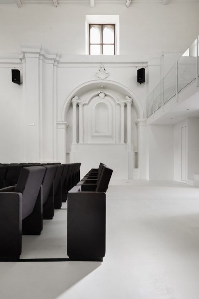 Renovation of Saint Rocco's Church into a theatre by Luigi Valente and Mauro di Bona