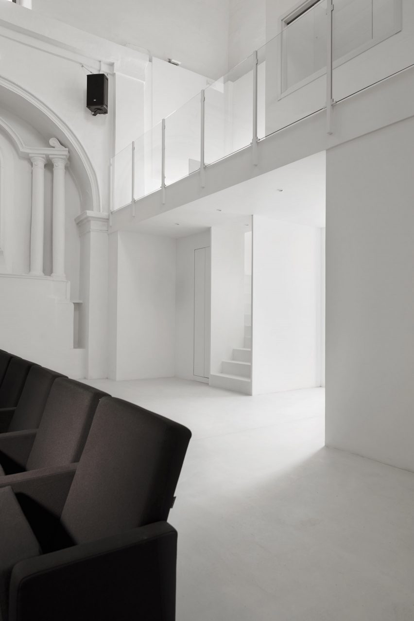 Renovation of Saint Rocco's Church into a theatre by Luigi Valente and Mauro di Bona