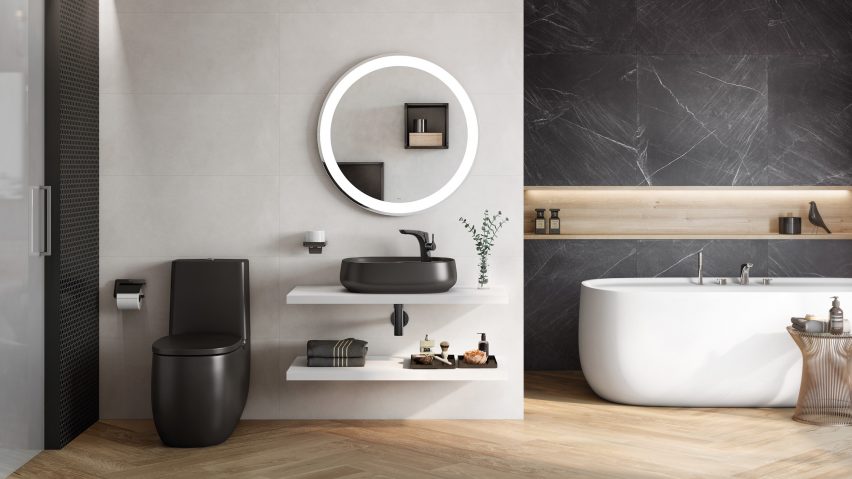 Roca launches bathroom collection made from innovative design material Surfex