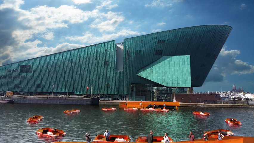 RoundAround Roboat bridge by Carlo Ratti and MIT Senseable City Lab
