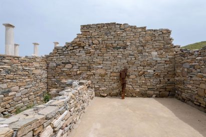 Sight exhibition on Delos by Anthony Gormley