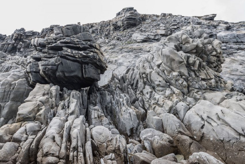 Sight exhibition on Delos by Anthony Gormley