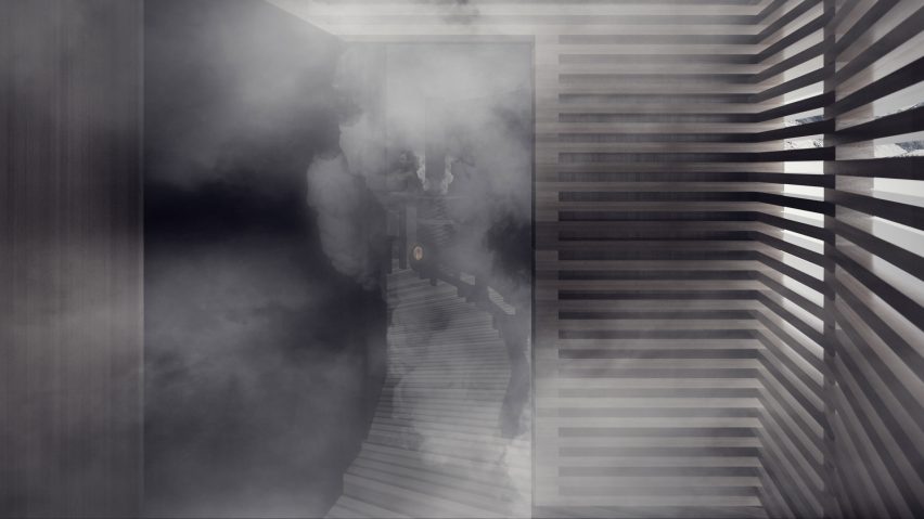 Steam of Life Pavilion for Burning Man 2019 by JKMM Architects and Sauna on Fire