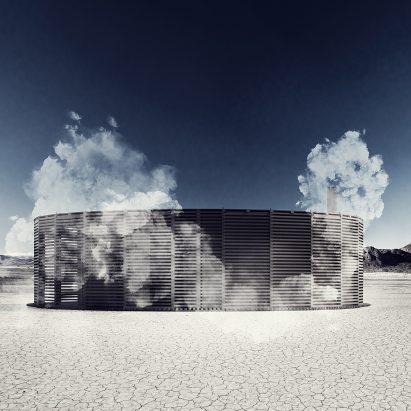 Steam of Life Pavilion for Burning Man 2019 by JKMM Architects and Sauna on Fire