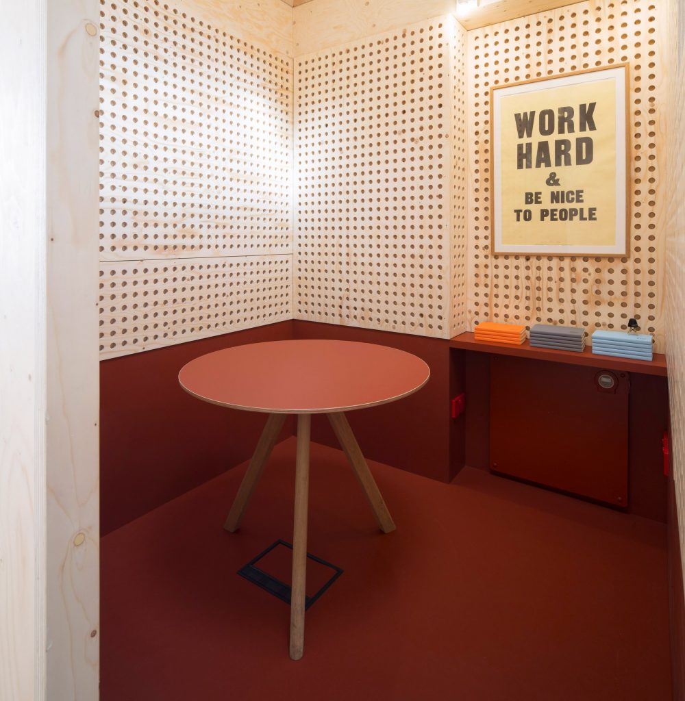 Meeting room in Studio Represent wood office by Alder Brisco