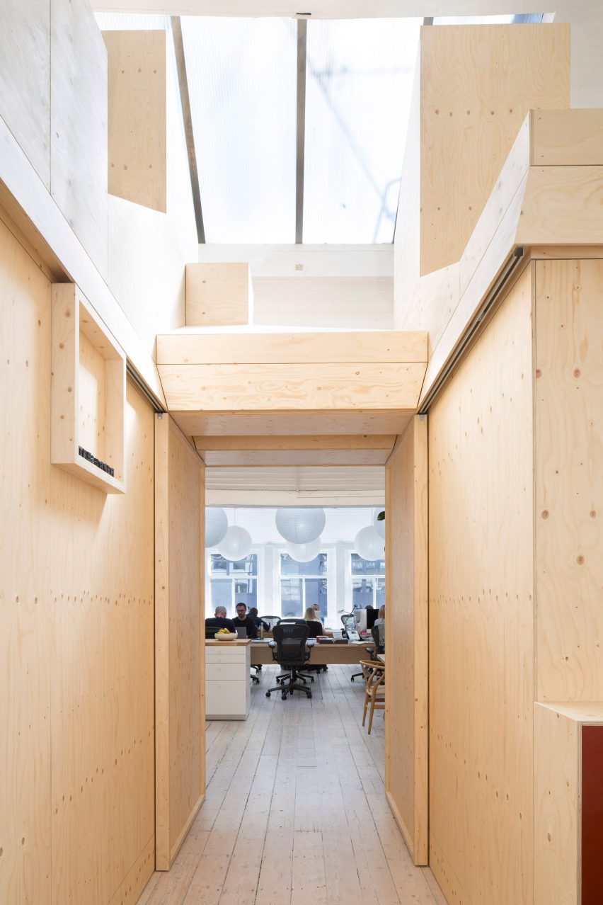 Studio Represent wood office by Alder Brisco