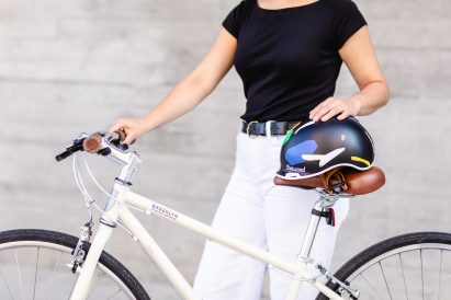Thousand x Poketo bike helmets collection