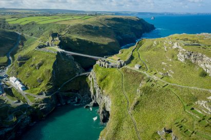 Tintagel Castle Bridge by William Matthews Associates