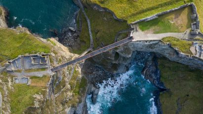 Tintagel Castle Bridge by William Matthews Associates