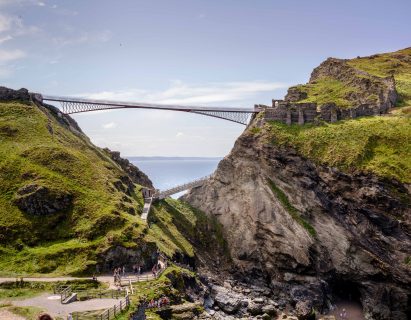 Tintagel Castle Bridge by William Matthews Associates