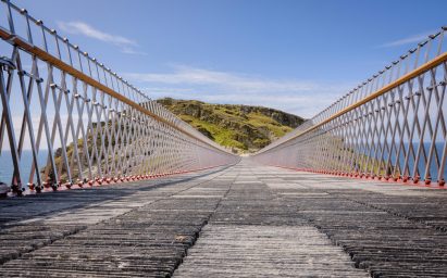 Tintagel Castle Bridge by William Matthews Associates