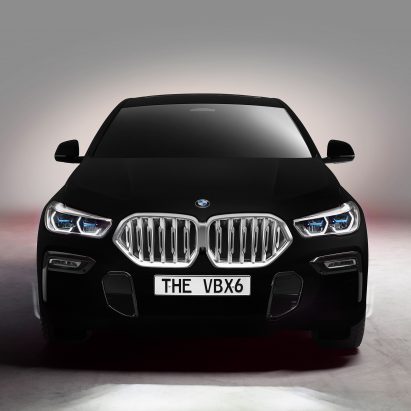 Vantablack BMW car