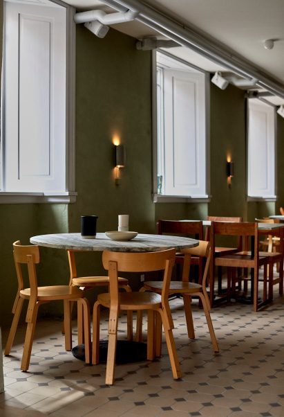 Yaffa restaurant, Copenhagen, designed by Frama