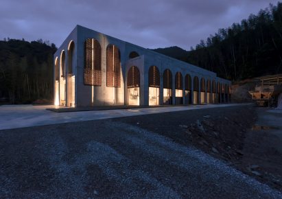 BingDing Wood Kiln Factory by AZL Architects