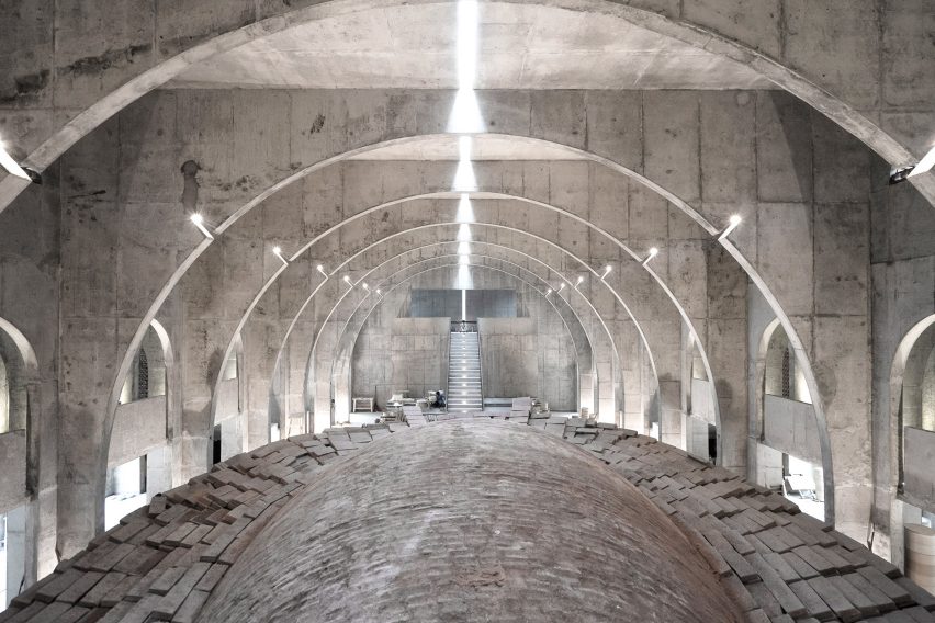 BingDing Wood Kiln Factory by AZL Architects