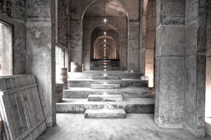 BingDing Wood Kiln Factory by AZL Architects