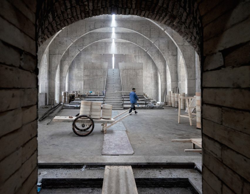 BingDing Wood Kiln Factory by AZL Architects