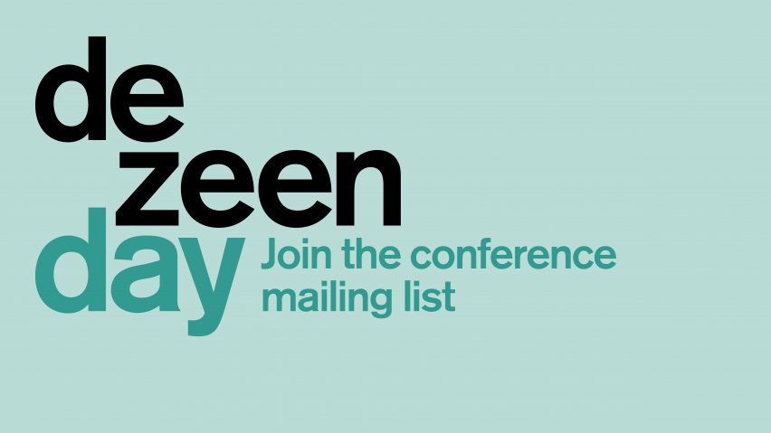 Dezeen Day mailing list graphic