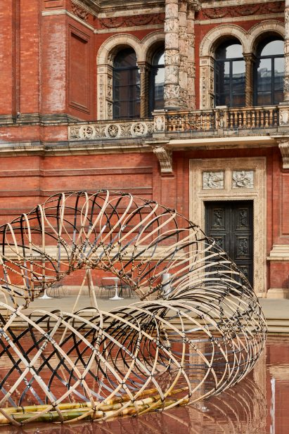 Bamboo Ring Kengo Kuma V&A installation