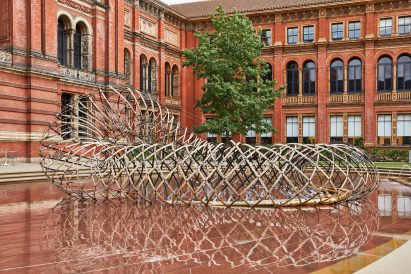 Bamboo Ring Kengo Kuma V&A installation