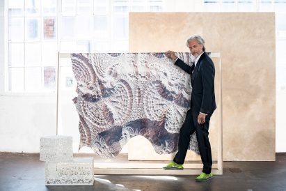 Marcel Wanders Bill Amberg Studio leather hide